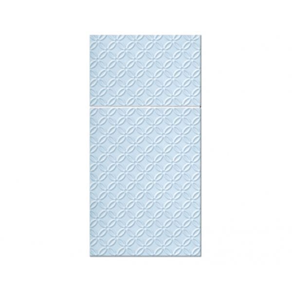 Kieszonki na sztućce - niebieskie jasne (błękitne) Inspiration Modern  SDP100015 kangurek **