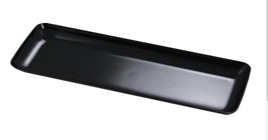 TALERZYK Fingerfood czarny 6,5x19X1cm  op.20 szt. APPRP200B