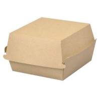 Pudełko Hamburger 11,5x11,5x7,5 cm; średni, bez nadruku; b/br.  op.200 szt.   ST ++