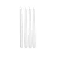 Świeca stożkowa, biała 25cm  op.10 szt. (10) 95927