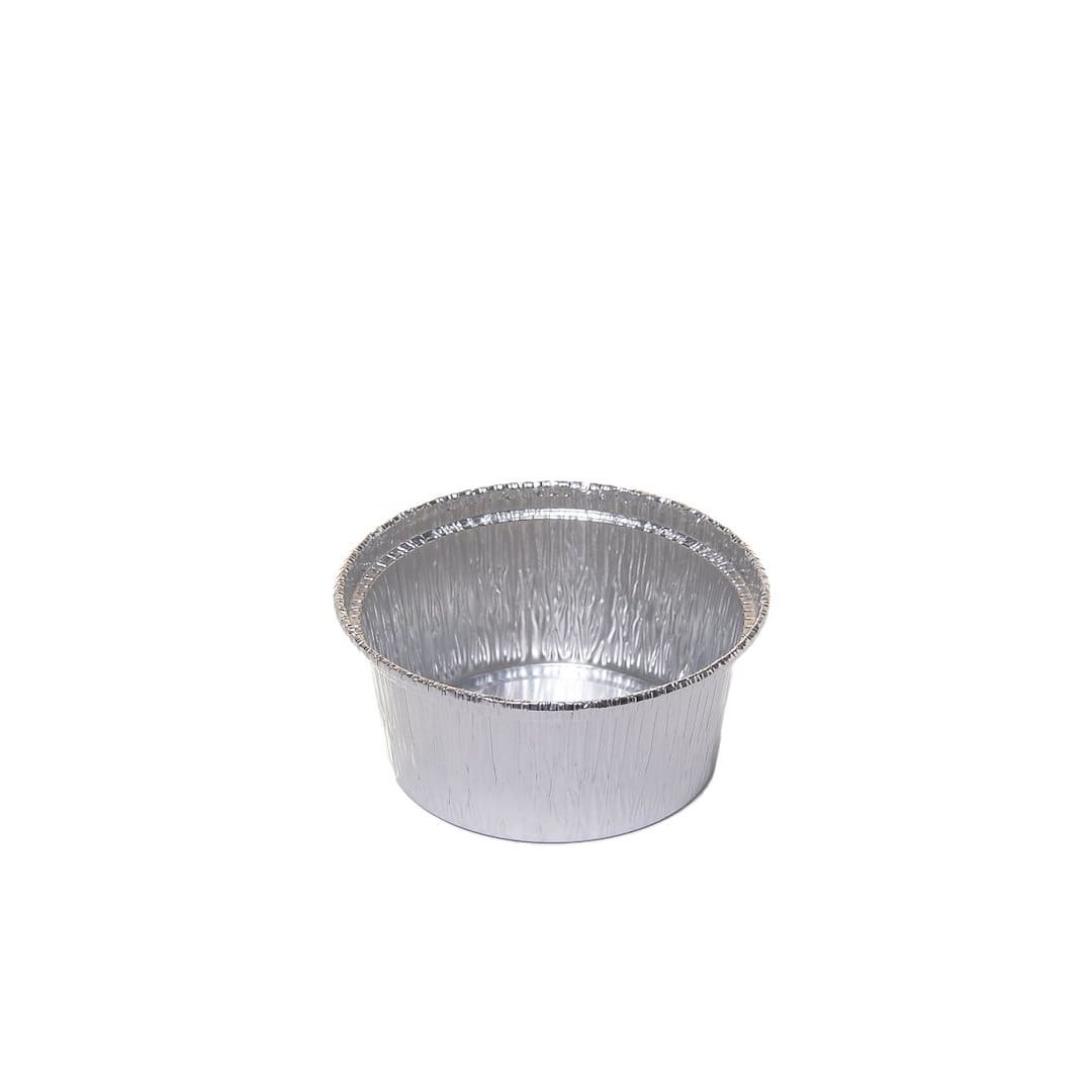 Foremka aluminiowa - okrągła  150ml; śr.góry 8,7/wys.3,4cm (516)  op.100 szt. **