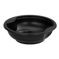 Poj. do zgrzewu na zupę czarny  350ml  op.50 szt. (9) PP z uchwytem   B   3207 zuppo