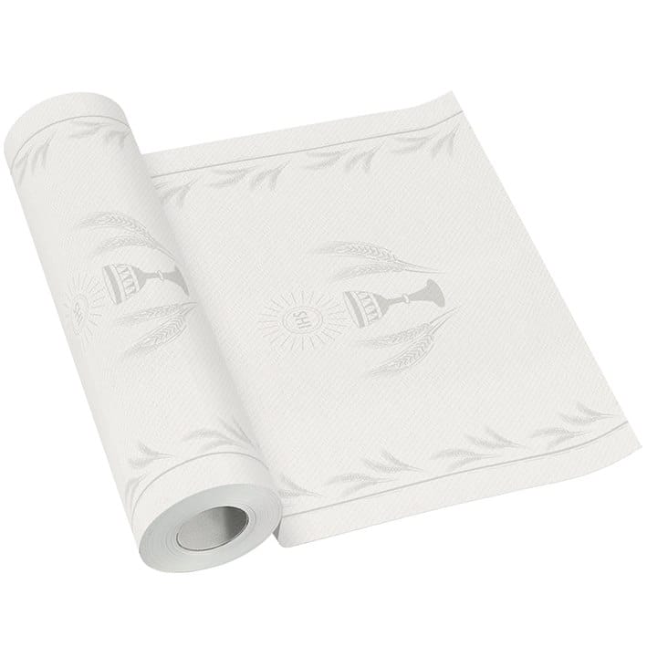 Bieżnik  Arlaid 0,4x24m - Komunia święta, My First Communion srebrny   (4)