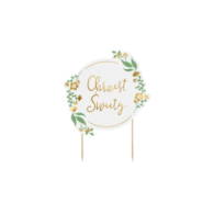 Topper na tort;  Chrzest święty, 15x20cm **