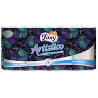 Papier toaletowy Foxy Artistico a'8 biały 2-warstwowy