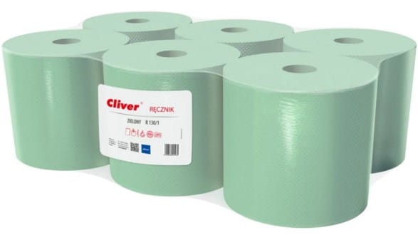 Ręcznik Maxi 19 Zielony  1-w. a'6  130m CLIVER R130/1 5982