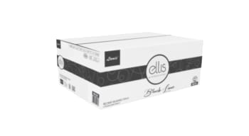Ręcznik Z-Z czarny 3000; celuloza 2-wars. ELLIS PROF.SIMPLE 0826 Black Line