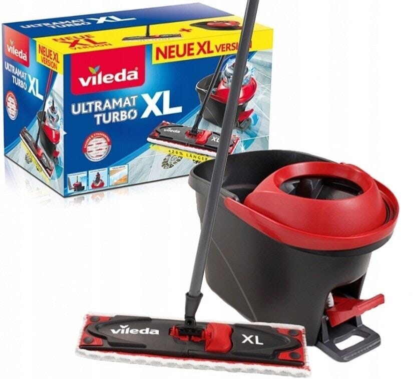 Mop zestaw-BOX  obrotowy, płaski  Vileda Ultramax TURBO  XL