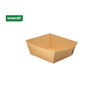 Poj. na lody papier. 130ml  op.50 szt. (40) Kraft    Plastic Free (prostok.)