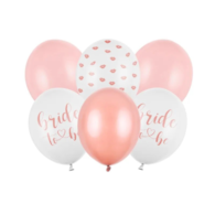 Balon 30cm  op.6 szt. Bride to be