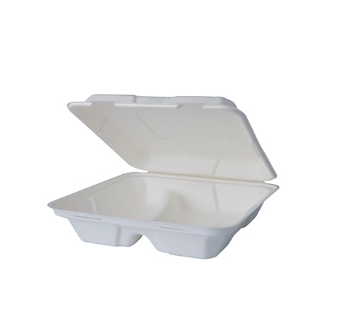 Poj. na obiad pulpa 2-dziel. 21x21x6,5cm  op.50 szt. (5) 45785 **