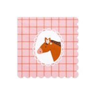 Serwetki - Dziecięce  33x33cm  op.12 szt.  Koń