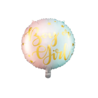 Balon foliowy  Boy or Girl; 35cm