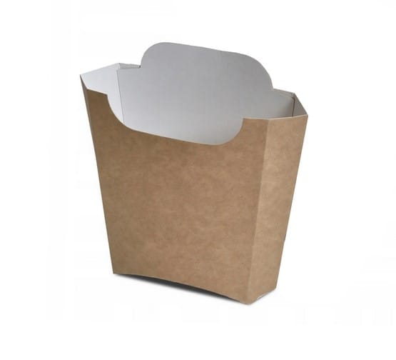 Pudełko Frytka 200g 7,5x5x11,5 cm  b/br bez nadruku op.500 szt.  P527