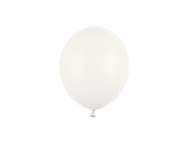 Balon 12cm  op.100 szt. Strong; pastel off white