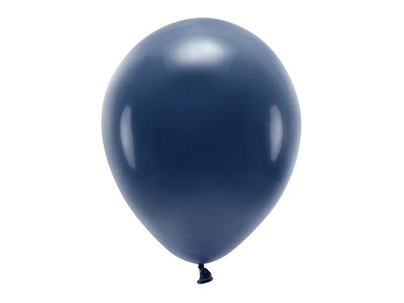 Balon 30cm  op.100 szt. Eco; pastelowe, ciemny granat