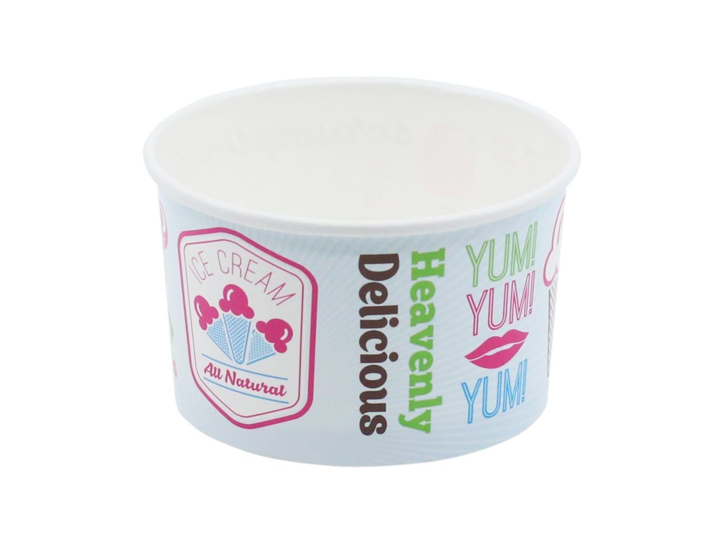 Poj. na lody papier. 245ml  op.25 szt. (24) CHILL 5129