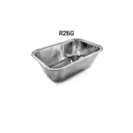 Foremka aluminiowa - prost.  550ml; 15,9x10,9x4,8cm   (R26G)  op.100 szt.  (20)  WP *