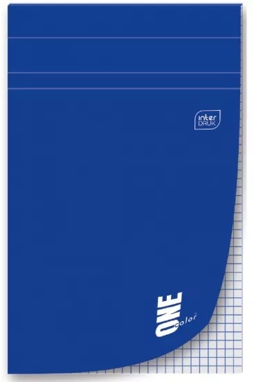 Blok biurowy A4  80k.; kratka z perf. One Color**
