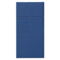 Kieszonki na sztućce Airlaid -  niebieskie ciemne - granat  op.50 szt. (8) **