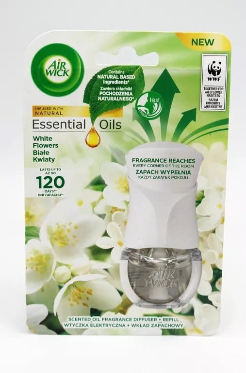 Odświeżacz elektr.Air Wick urządzenie + wtyczka  Białe Kwiaty