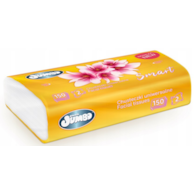 Chusteczki higieniczne folia SŁONIK 2 warstwowe opakowanie 150 szt