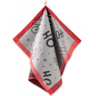 Ścierka kuchenna - bawełniana  50x70 Zwolex - HoHoHo czerwony