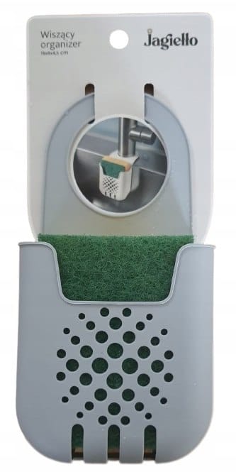 Zmywak kuchenny gąbka + organizer wiszący