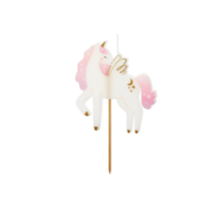 Świeczki urodzinowe; Jednorożec  9cm