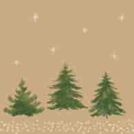 Serwetki 40x40cm flizelinowe skł.  Boże Narodzenie  op.60  szt. (6) Humble Trees