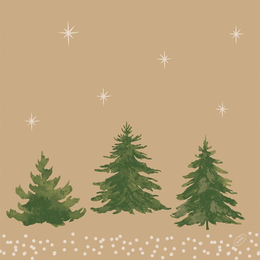 Serwetki 40x40cm flizelinowe skł.  Boże Narodzenie  op.60  szt. (6) Humble Trees