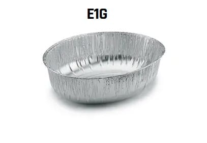 Foremka aluminiowa - miska 2900ml;  27,3x22,5x7,8cm (E-3/E1G)  op.50 szt.  (6)