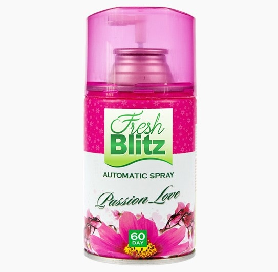 Odświeżacz pow.autom.  Kala Fresh Blitz 3w1 260ml   Passion Love - zapas