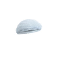 Czepek z polipropylenu/fliselina- medyczny; biały (klip)  a'100