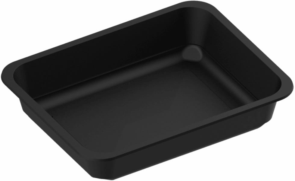 Pojemnik do zgrzewu 1-dzielny czarny, 227/178/45  80szt.   REUSE