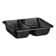 Poj. do zgrzewu 2-dz.czarny, 227/178/50; op.80 szt. (4)  karbowany, D-9540RC  (przegr.po łuku ) REUSE