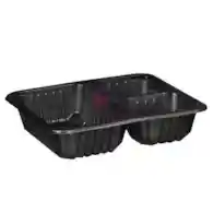 Poj. do zgrzewu 3-dz.czarny, 227/178/50, op.80 szt. (4)  karbowany,  D-9430RC   (nie trójkąt.)