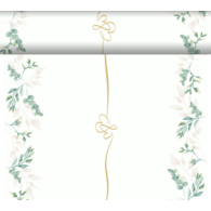 Bieżnik  Arlaid 0,4x24m - biały ze wzorem Love Hearts  (4) **