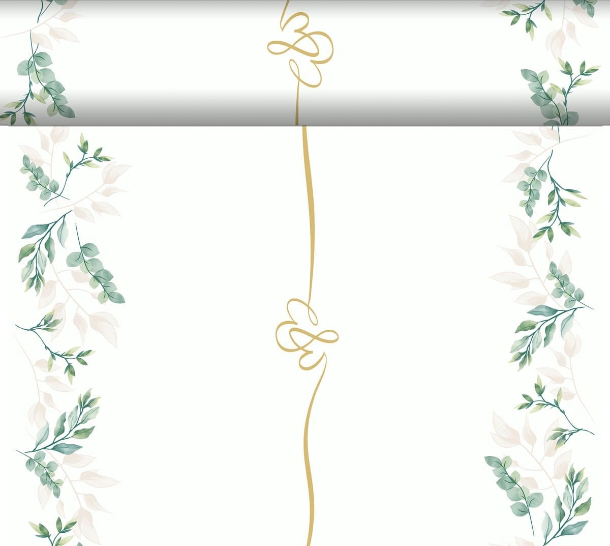 Bieżnik  Arlaid 0,4x24m - biały ze wzorem Love Hearts  (4) **