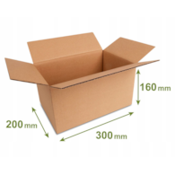 Pudło Kartonowe 300x160x200 klapowe **