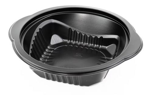 Poj. do zgrzewu na zupę czarny  350ml  op.50 szt. (12)  D-5350RC ++