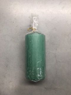 Świeca walec  70/150 barwiony-matowy szałwia-eukaliptus **