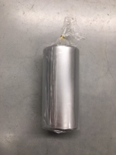 Świeca walec  70/150 lakier metalizowany błyszczący srebrny