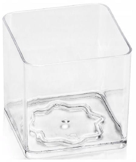 Poj. Fingerfood  80ml  op.9 szt. (10) Cube pucharek transp. **