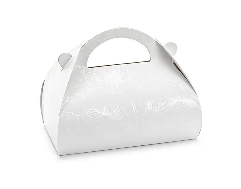 Pudełko na ciasto  Perłowe gałązki; 16x15x8cm   op.10 szt. **