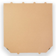 Pizza 32x32x3,5cm  op.100 szt.  SZARA  ścięta   ESSŚ