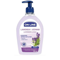 Mydło w płynie - dozownik On Line  500ml - lawenda, jedwab
