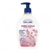 Mydło w płynie - dozownik On Line  500ml - wiśnia, wanilia