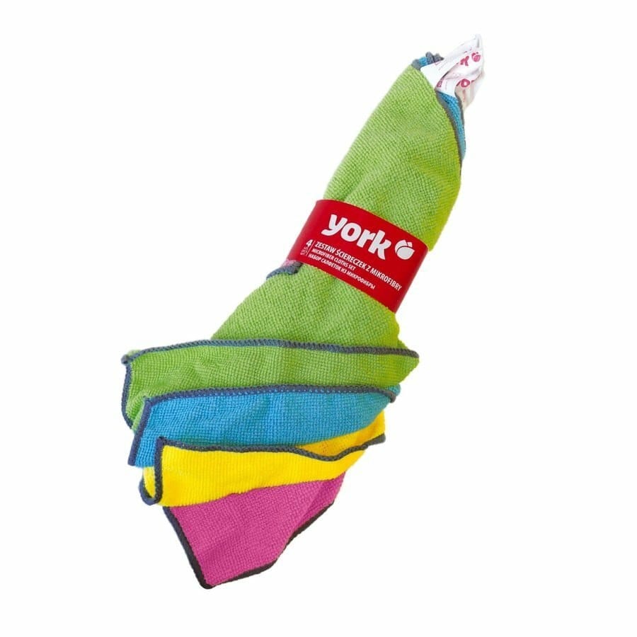 Ścierka z mikrofibry  30x30 York  op.4 szt.
