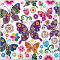 Serwetki 33x33cm  skł. 3-warst.  op.20 szt. Colorful Butterflies   TL566000